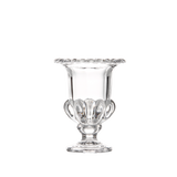 clear glass vase