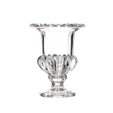 clear glass vase