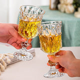 902 clear wine glass