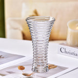 clear glass vase