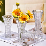 clear glass vase