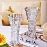 clear glass vase