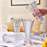 clear glass vase