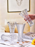 clear glass vase