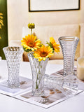 clear glass vase