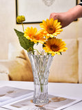 clear glass vase