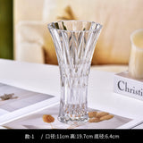 clear glass vase