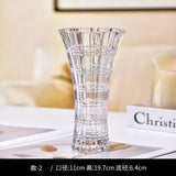 clear glass vase