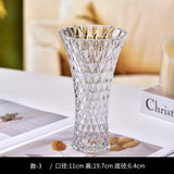 clear glass vase